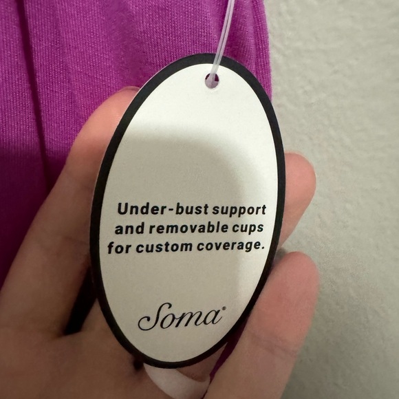 NWT Soma soft jersey short bra dress size small - Picture 7 of 7